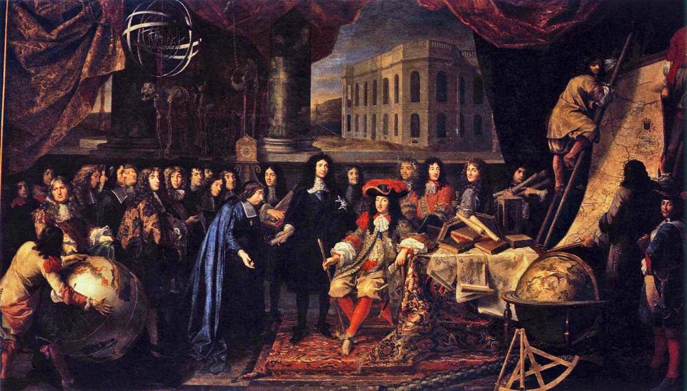 Colbert Presenting the Members of the Royal Academy of Sciences to Louis XIV by Henry Testelin
